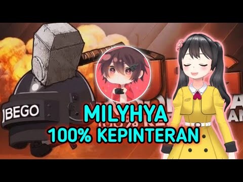 REACTION @MILYHYA 100% Kepinteran @milyanatasya24  【VTuber Indonesia】