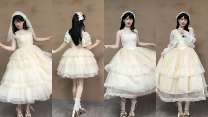 This dress is so gorgeous... I just had to share the footage first? No time to edit, aaaaaa! A dress