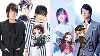 Demon Slayer four voice actors singing collection