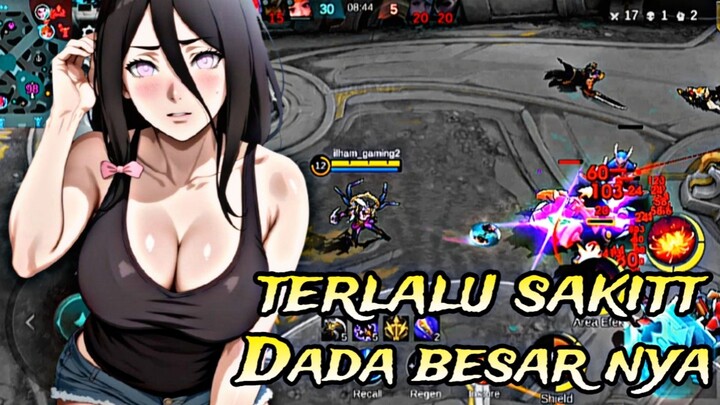 HANABI DADA BESAR 🥵🥵 TERLALU SAKITT BUAT MUSUH 🔥