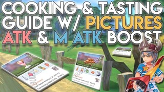 COOKING & TASTING GUIDE, ATK & M ATK HANDBOOK BOOST - RAGNAROK MOBILE SEA