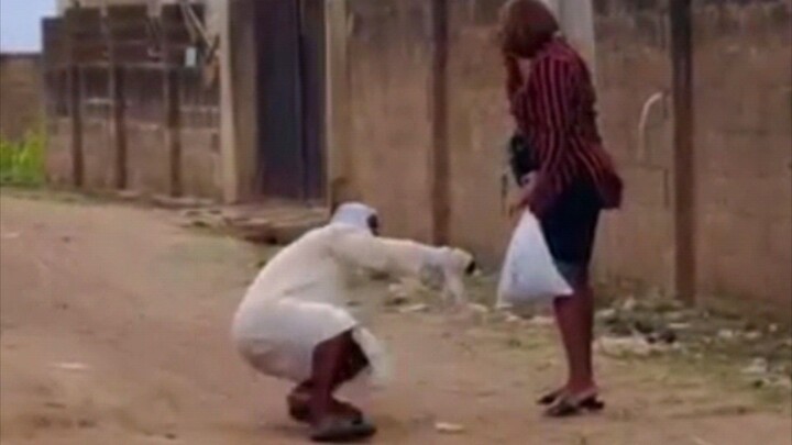 I blessed her with 150000, but some people are wicked