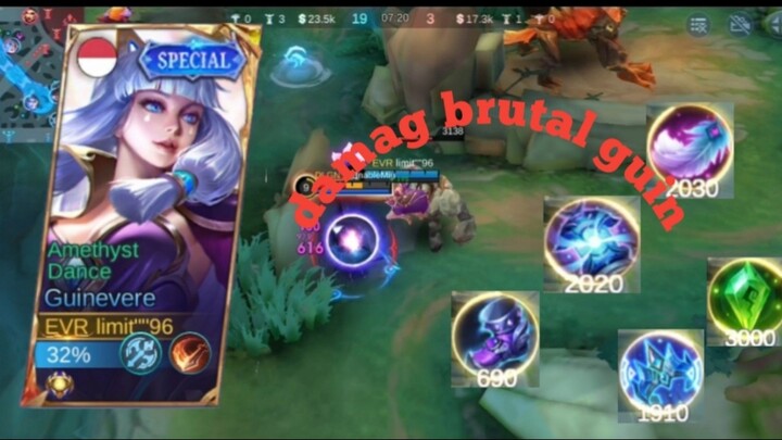 Marsha ketar ketir di bantai guin gokil