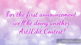 Special Announcements For You Guys