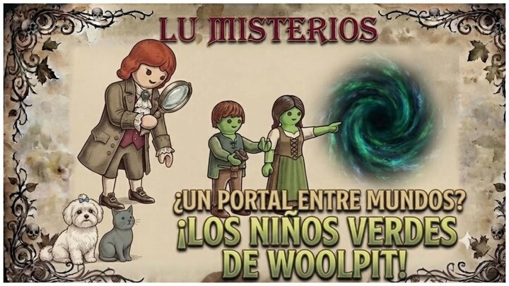 🌾✨ ¿Un portal entre mundos oculto en las profundidades de la tierra? los Niños verdes de Woolpit