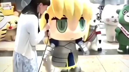 Q version doll Saber's ex curry stick