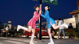 Girls dancing in a Showa style at Wuli Park bus station