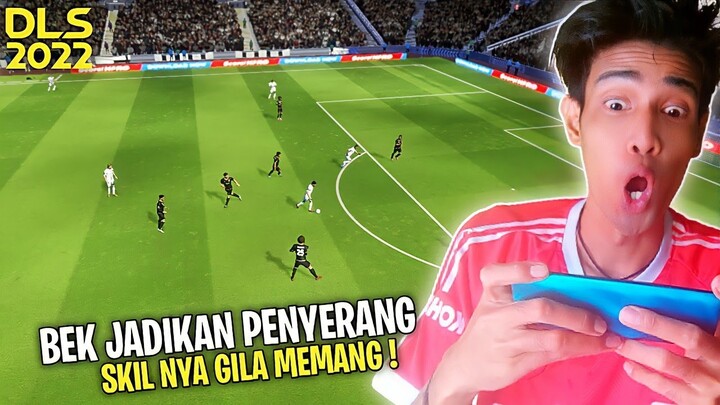 PERTANDINGAN KEDUA DLS22 | Nyobain!! bek menjadi penyerang.. buat lawan Gemeteran Ternyata haha