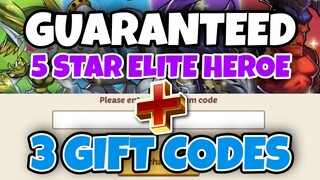 FREE 5 Star ELITE HEROE + 3 Gift CODES | Idle Heroes 2021
