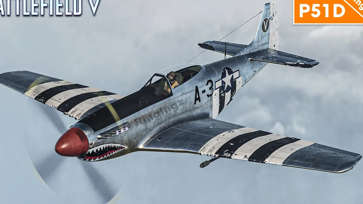 ม้าบินอเมริกา P51D Fighter - Battlefield V ไทย