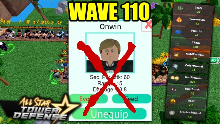 How To Get WAVE 110+ in Material Orbs Farming (NO ERWIN) | All Star Tower Defense ROBLOX