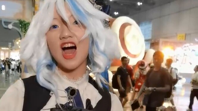 Search the entire network for this Fufu who sang a cappella at the Genshin Impact fes, hard power