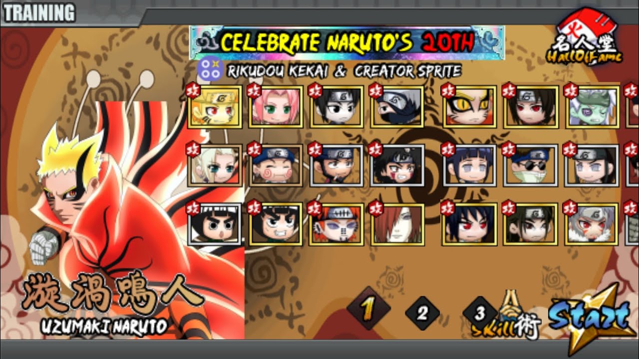 Uzumaki Naruto Sprites from Naruto Mobile Download by