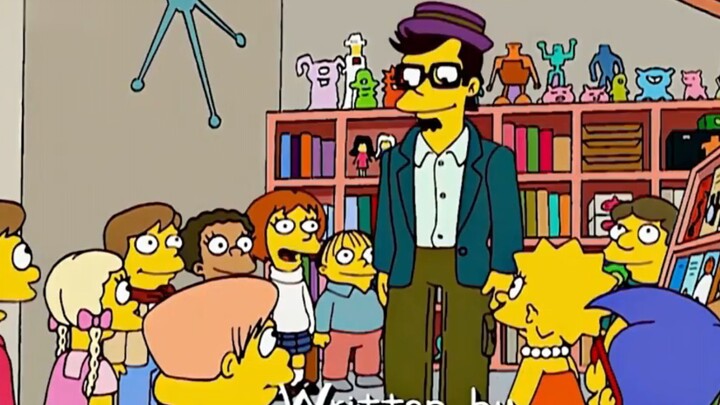 The Simpsons: Famous Cartoonist Comes to Springfield