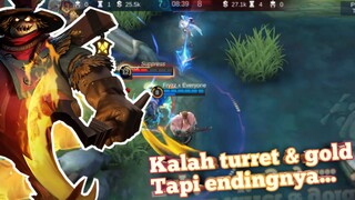 Dari awal kalah turret and gold !? kalah kill juga !? Tapi endingnya ...| Mobile legends