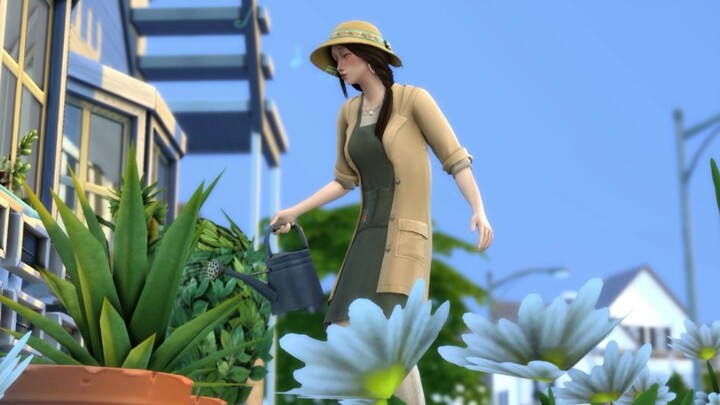 [Sims 4] Record Of One Day Running A Flower Shop