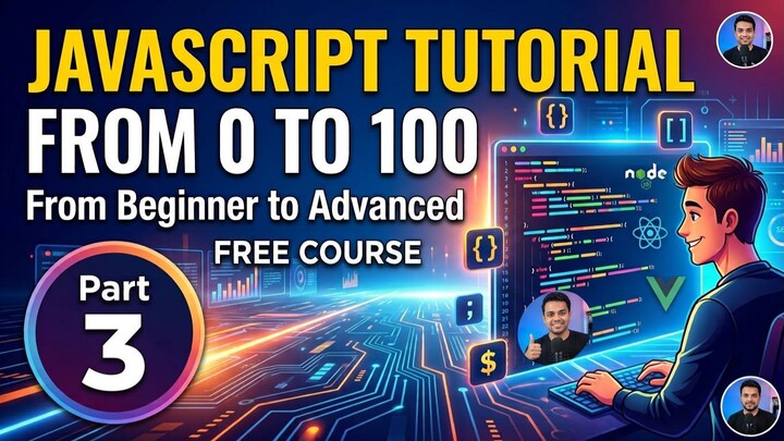 JavaScript Tutorial from 0 to 100 Farsi — From Beginner to Advanced | Part 3