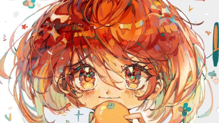 Pertama kali tinggal di asrama, teman sekamar memberiku sebutir jeruk, dan aku menggambarkan perasaa