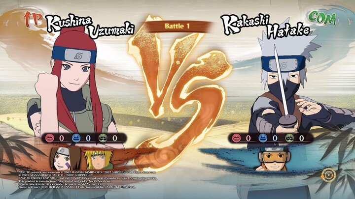 NUNS4: Kushina, Rin, & Minato vs. PTS Kakashi & PTS Obito (Requested)