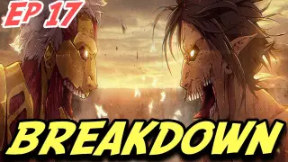 EREN vs REINER!!! | Attack on Titan Season 4 Episode 17 BREAKDOWN