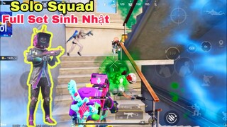 PUBG Mobile | SOLO SQUAD Mặc Full Set Sinh Nhật & Màn Đụng Độ Bé Na Bo Cuối 😭 | NhâmHNTV