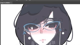 3000 - 蓝 / blue16 Sep 2025#画画 #doodle