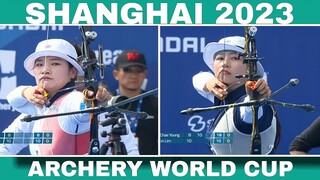 Kang Chae Young v Lim Sihyeon || recurve women gold || Shanghai 2023 || Archery World Cup S2