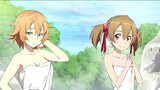 [ Sword Art Online ] Kirito bathes in the hot spring with the harem