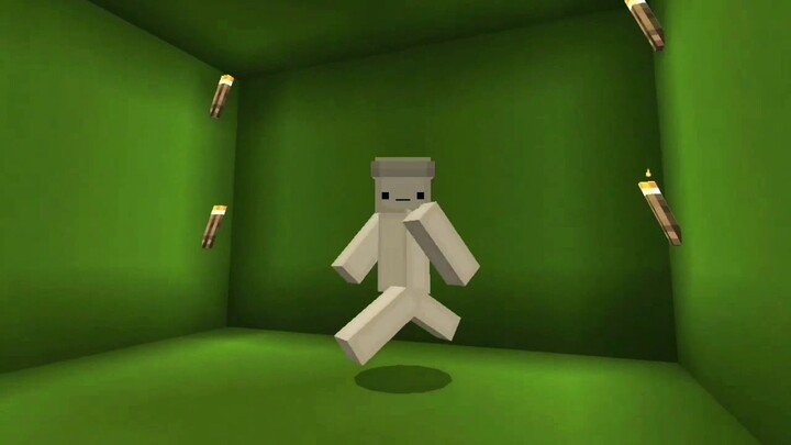 (Minecraft)Design the uncomplete house.