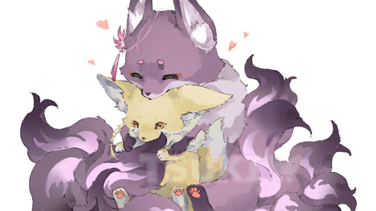 【绘画过程】是正在抱抱老婆🦊。jpg的铃兰爸爸呀【明日方舟】