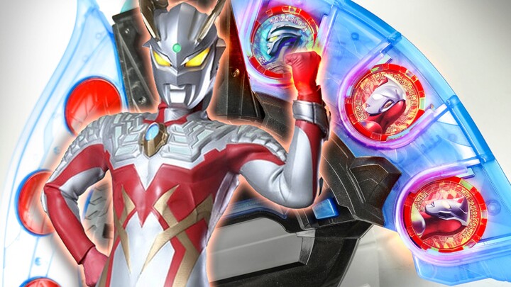 The limited edition Ultraman medal unexpectedly turns into Ultraman Zero's strong corona form [Super