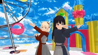 【mmdリコリス】錦木千束&井ノ上たきなでカラフル×メロディ