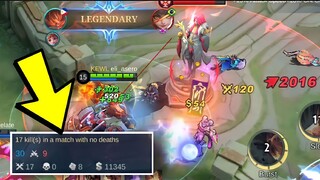 This buffed Aulus Is Superrrrrr!!! 😱 17kills no death | Mobile Legends Bang Bang