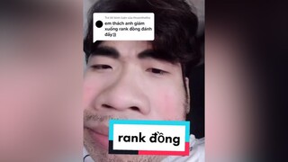 Trả lời  rank đồng toàn pro🤣🤣lienquantiktok lienquanmobile boxstudio blvdanhgiay