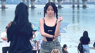 在厦门十里长堤跳【queencard】！！｜沿着海边在草地上跳舞太幸福啦～
