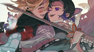 "Demon Slayer / Tong Ren" Butterfly Dance on Ice - Tong Ren's Waltz on Ice