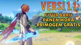 BANYAK FITUR KEREN DI VERSI 1.1 - Genshin Impact