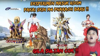 EKSPERIMEN ISENG MASUK ROOM PAKAI SKIN M4 PHARAOH LEVEL MAX , BEGINILAH REAKSINYA !! - PUBG MOBILE