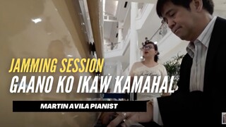 Gaano ko Ikaw Kamahal | Jamming with UST Voice student | Martin Avila Piano cover