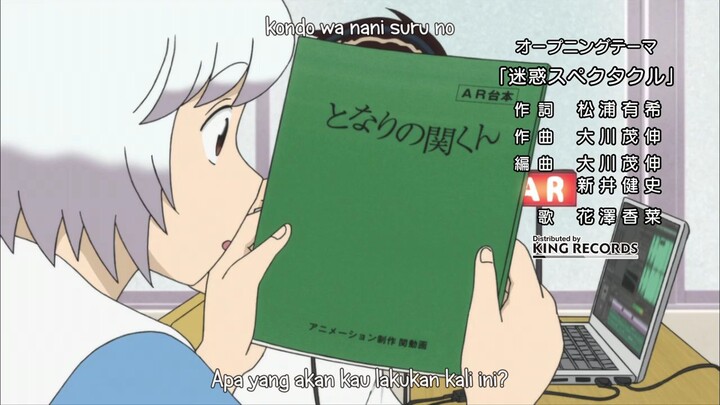 Tonari no Seki-kun - 03 (Subtitle Indonesia)