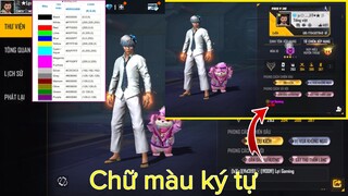 Free Fire | Cách Viết Ký Tự Chữ Màu Free Fire Trong Ob31? Khắc Phục Lỗi Chữ Màu FF