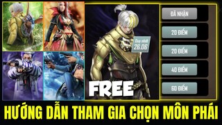 [FreeFire] Cách Chọn Môn Phái Tham Gia Sự Kiện Tứ Linh Khải Hoàn Nhận Skin Dao Và Gói Đồ Huyền Vũ