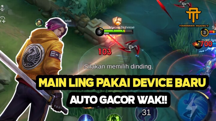 [ TA ] MAIN LING PAKE HP BARU GACOR WAK 😋 - MOBILE LEGENDS