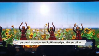 penampilan pertama setlist Himawari pada konser off air