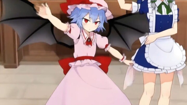 [Animasi Touhou AI] Gungnir March Remilia!