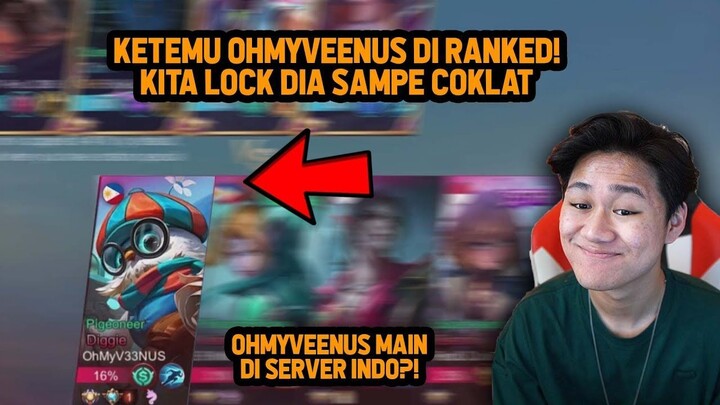 KETEMU OHMYVEENUS DI RANKED MAIN DI SERVER INDO! SUPREME 1 DIGGIE, KITA LOCK SAM