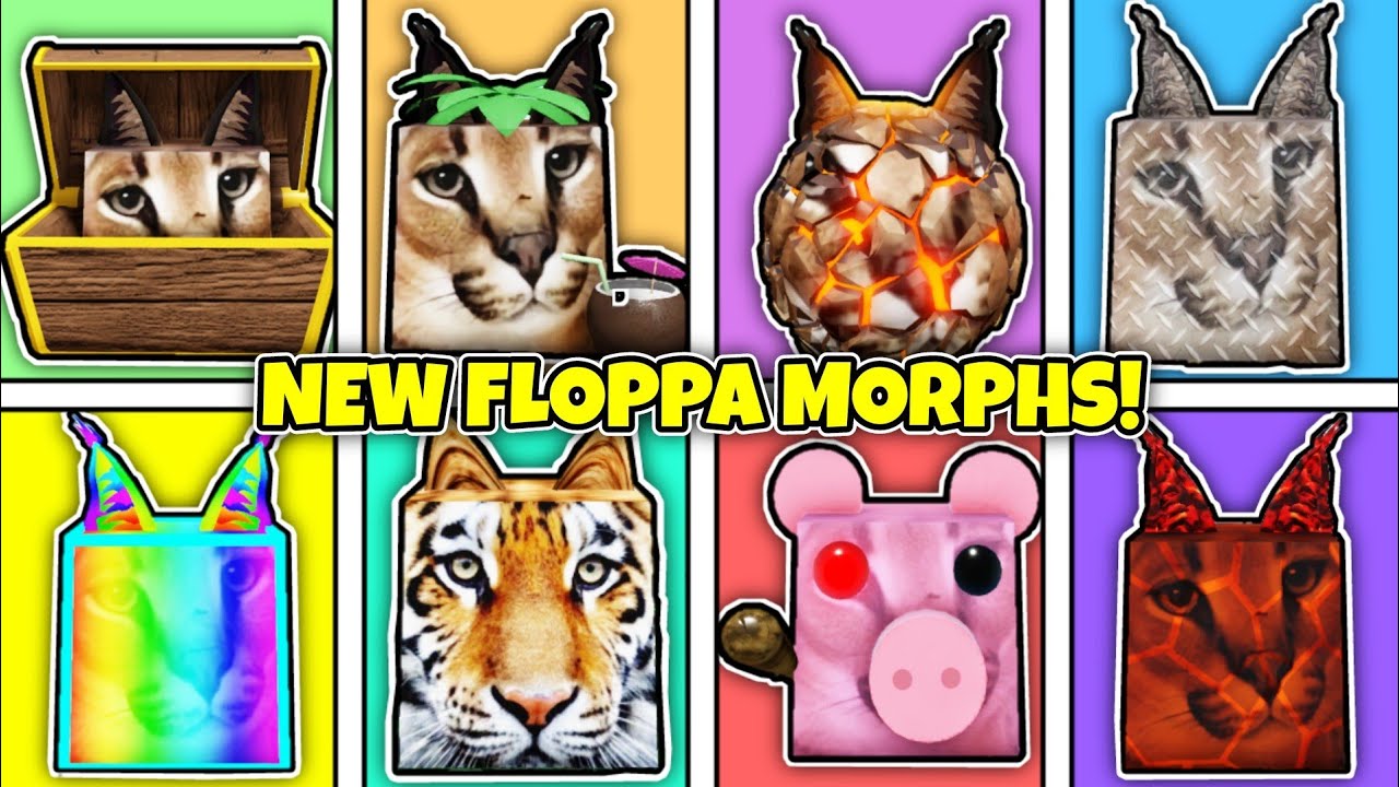 How to get ALL 100 FLOPPA MORPHS in FIND THE FLOPPA MORPHS