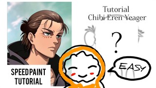 Tutorial menggambar chibi Eren Yeager AOT