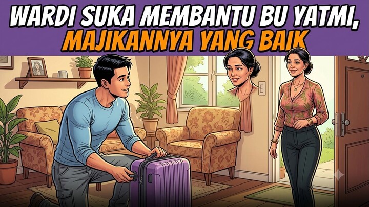 Wardi Suka Membantu Bu Yatmi, Majikannya Yang Baik