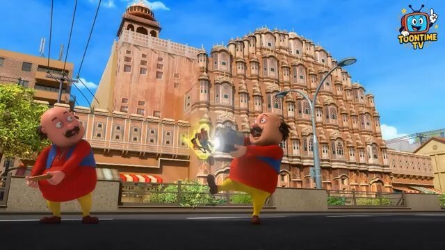 Motu का double trouble पहुंचा Hawa Mahal अब होगा कुछ crazy_ _ Motu Patlu